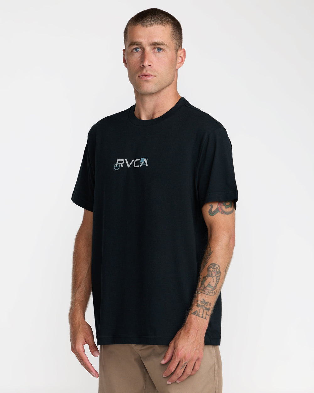 Small RVCA Icons Short Sleeve Tee - Black