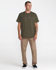 Small RVCA Icons Short Sleeve Tee - Fatigue