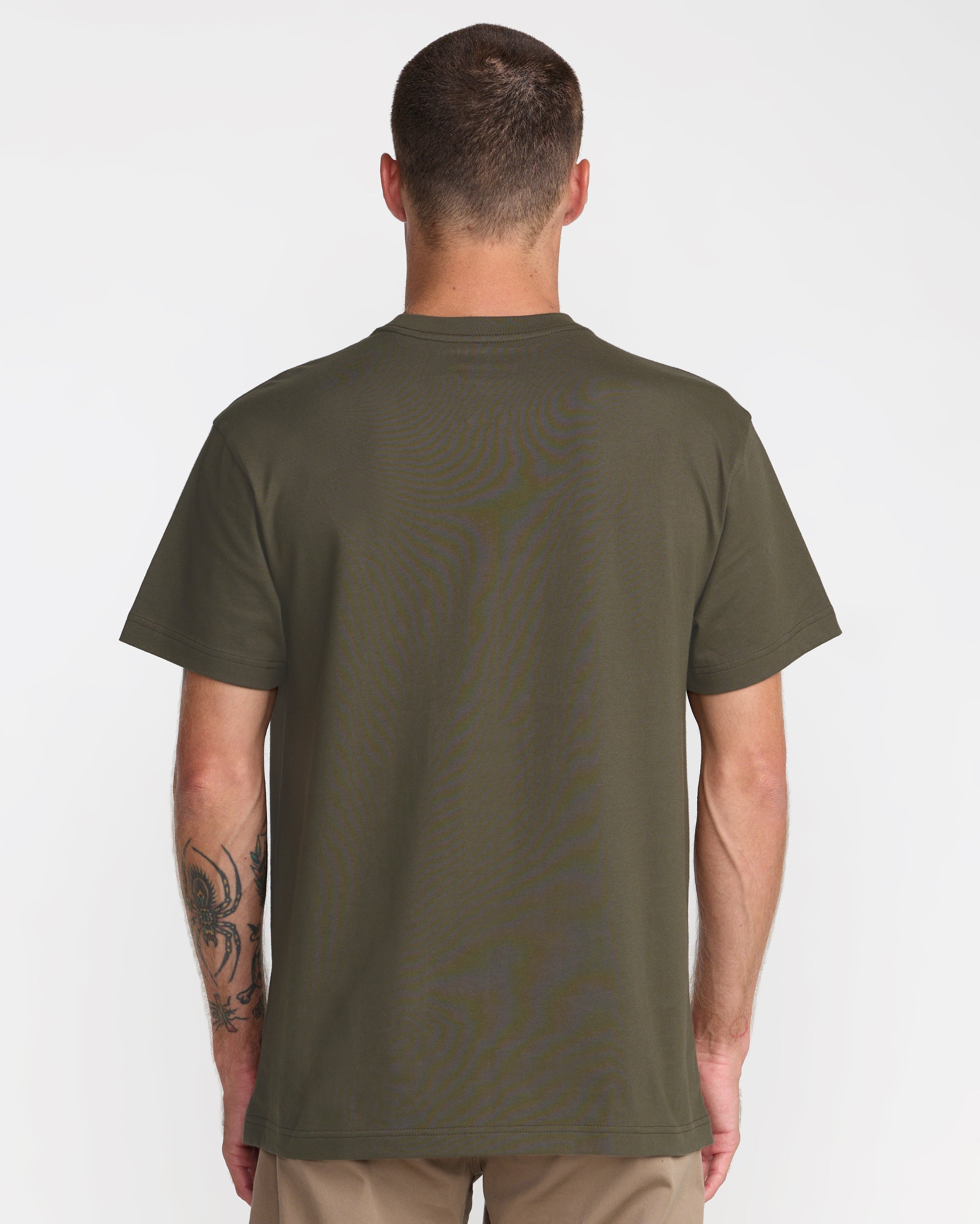 Small RVCA Icons Short Sleeve Tee - Fatigue
