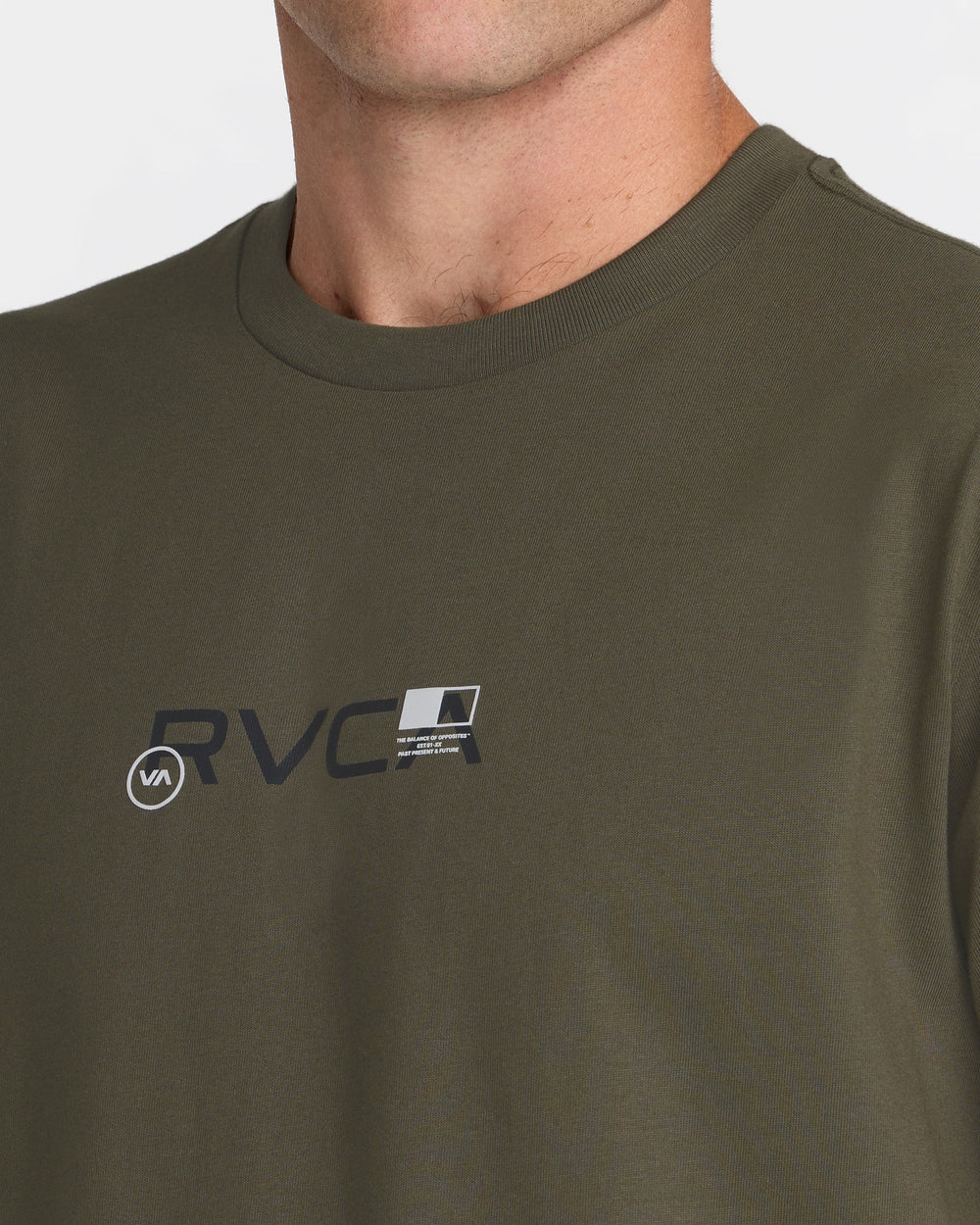 Small RVCA Icons Short Sleeve Tee - Fatigue