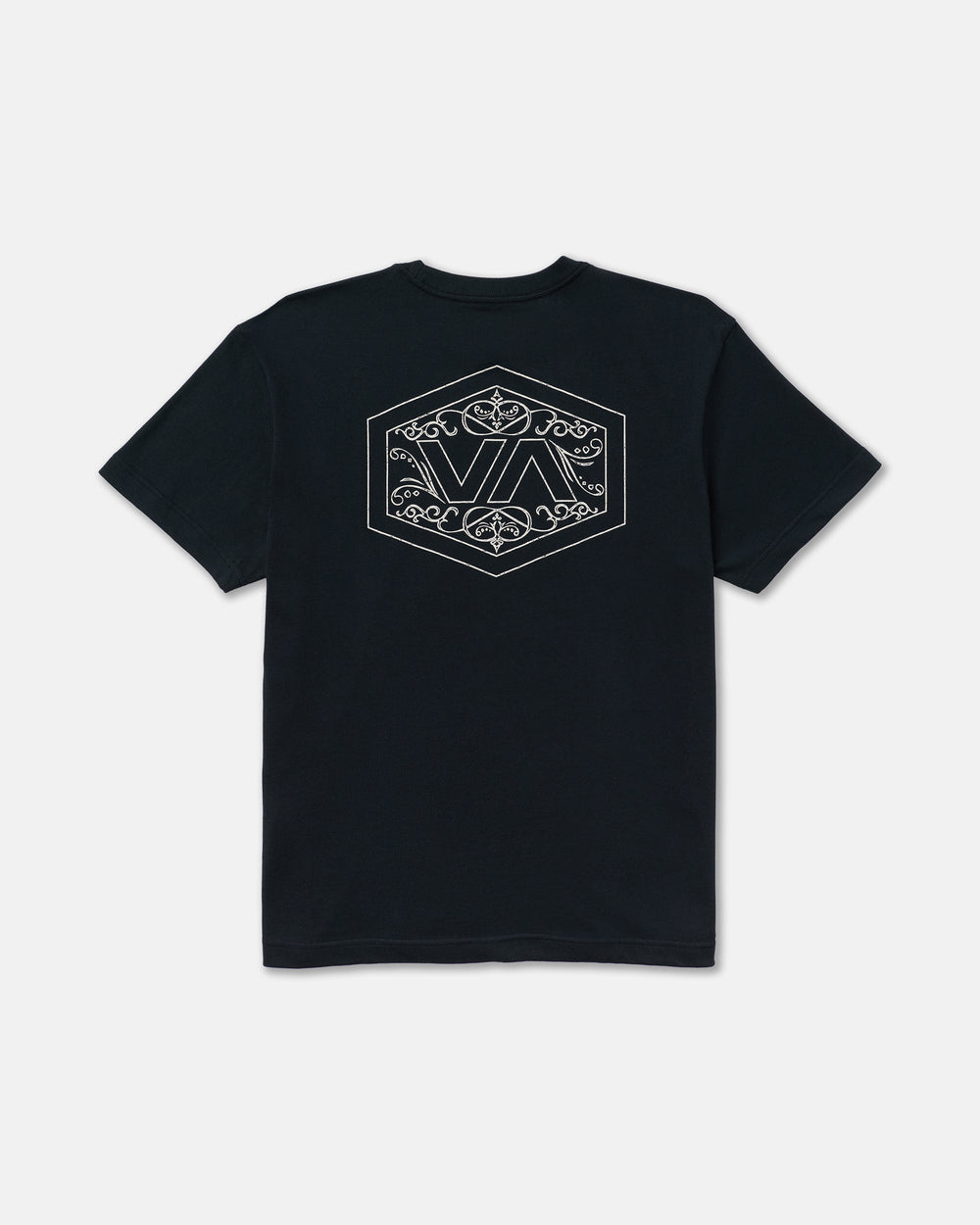 Hex Filigre Short Sleeve Tee - Black
