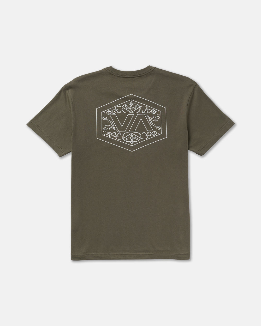 Hex Filigre Short Sleeve Tee - Fatigue