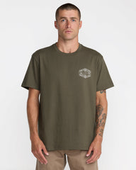 Hex Filigre Short Sleeve Tee - Fatigue