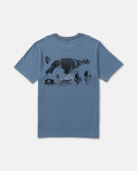 Endo Bones Short Sleeve Tee - Vintage Navy