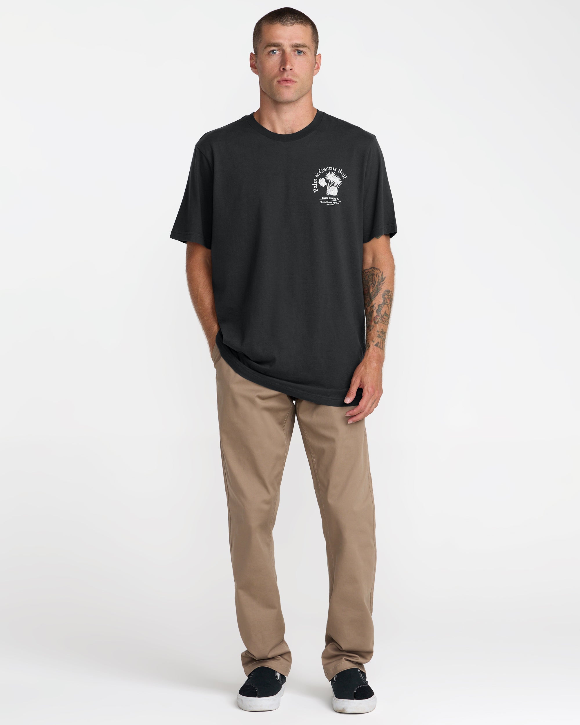Soil Co Short Sleeve Tee - Pirate Black