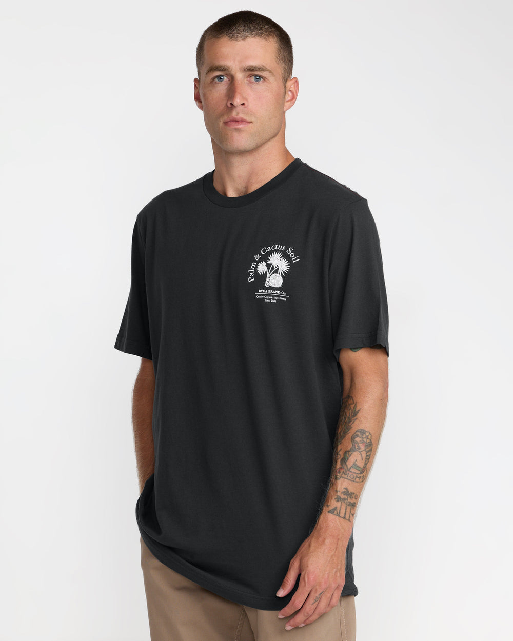 Soil Co Short Sleeve Tee - Pirate Black