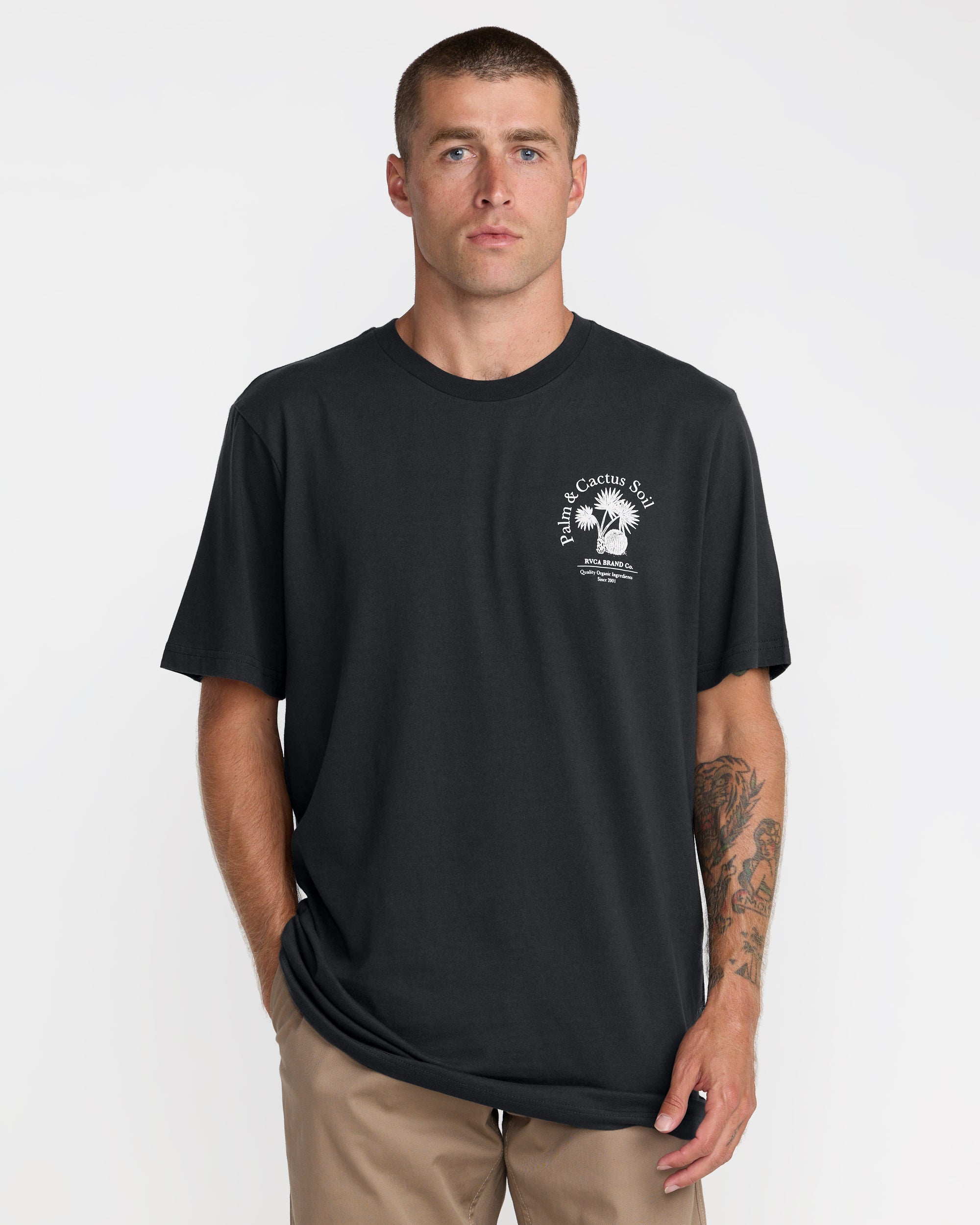 Soil Co Short Sleeve Tee - Pirate Black