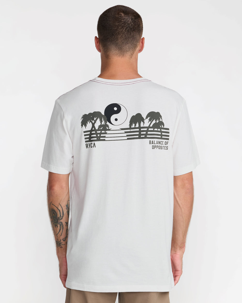 Balance Horizon Short Sleeve Tee - Antique White