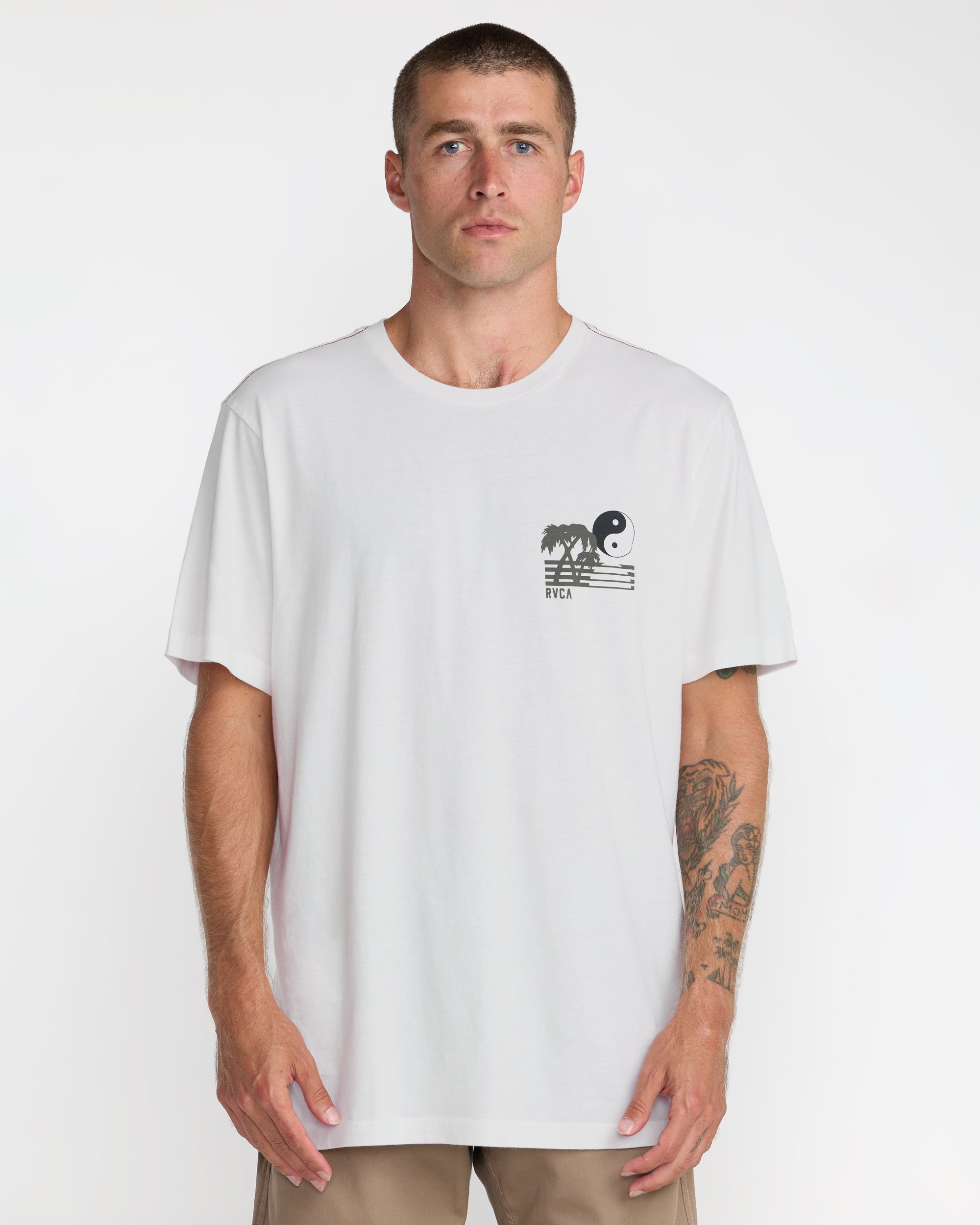 Balance Horizon Short Sleeve Tee - Antique White