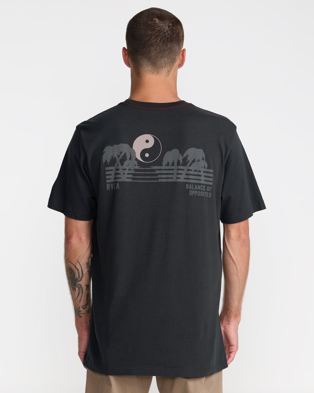 Balance Horizon Short Sleeve Tee - Pirate Black