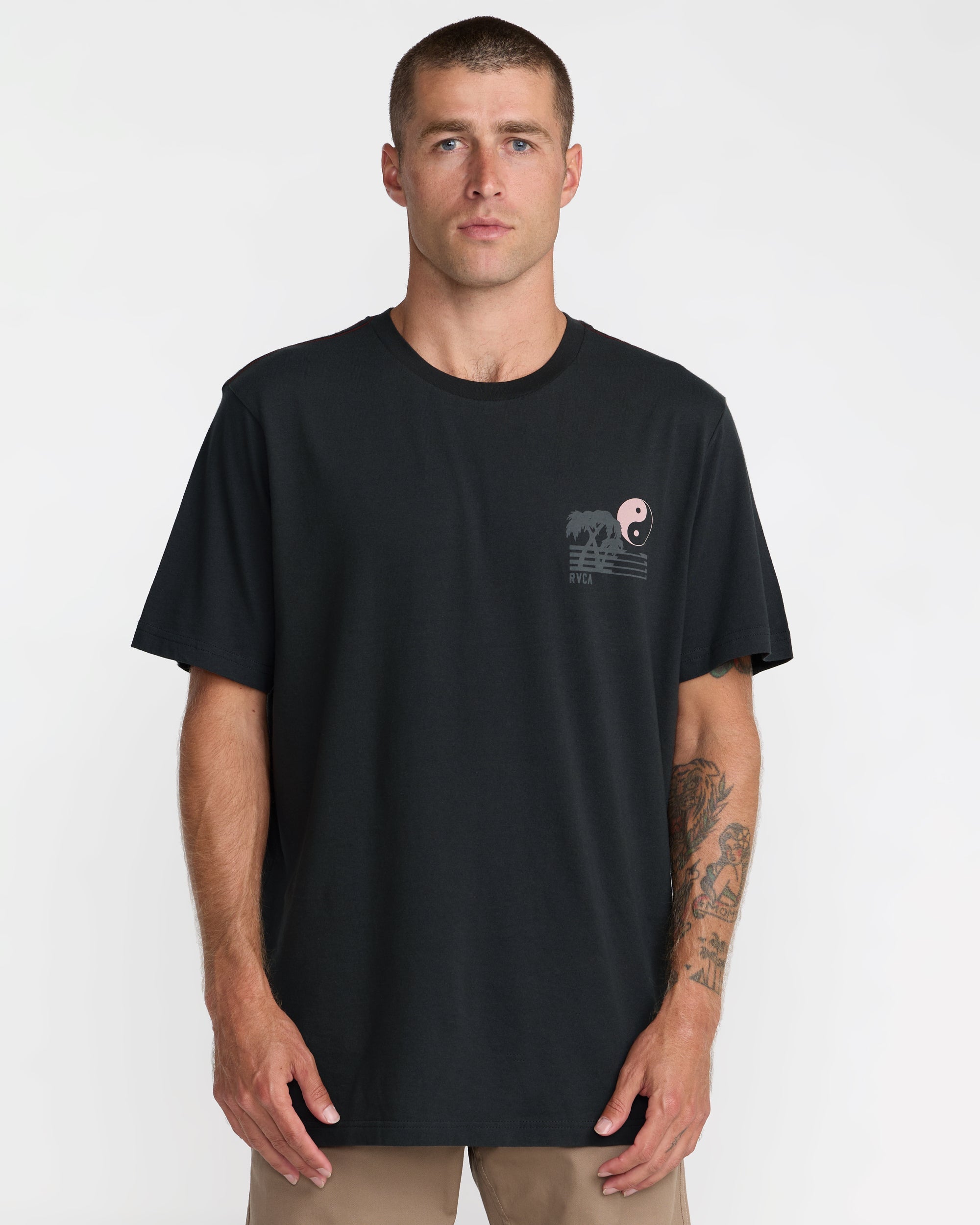 Balance Horizon Short Sleeve Tee - Pirate Black