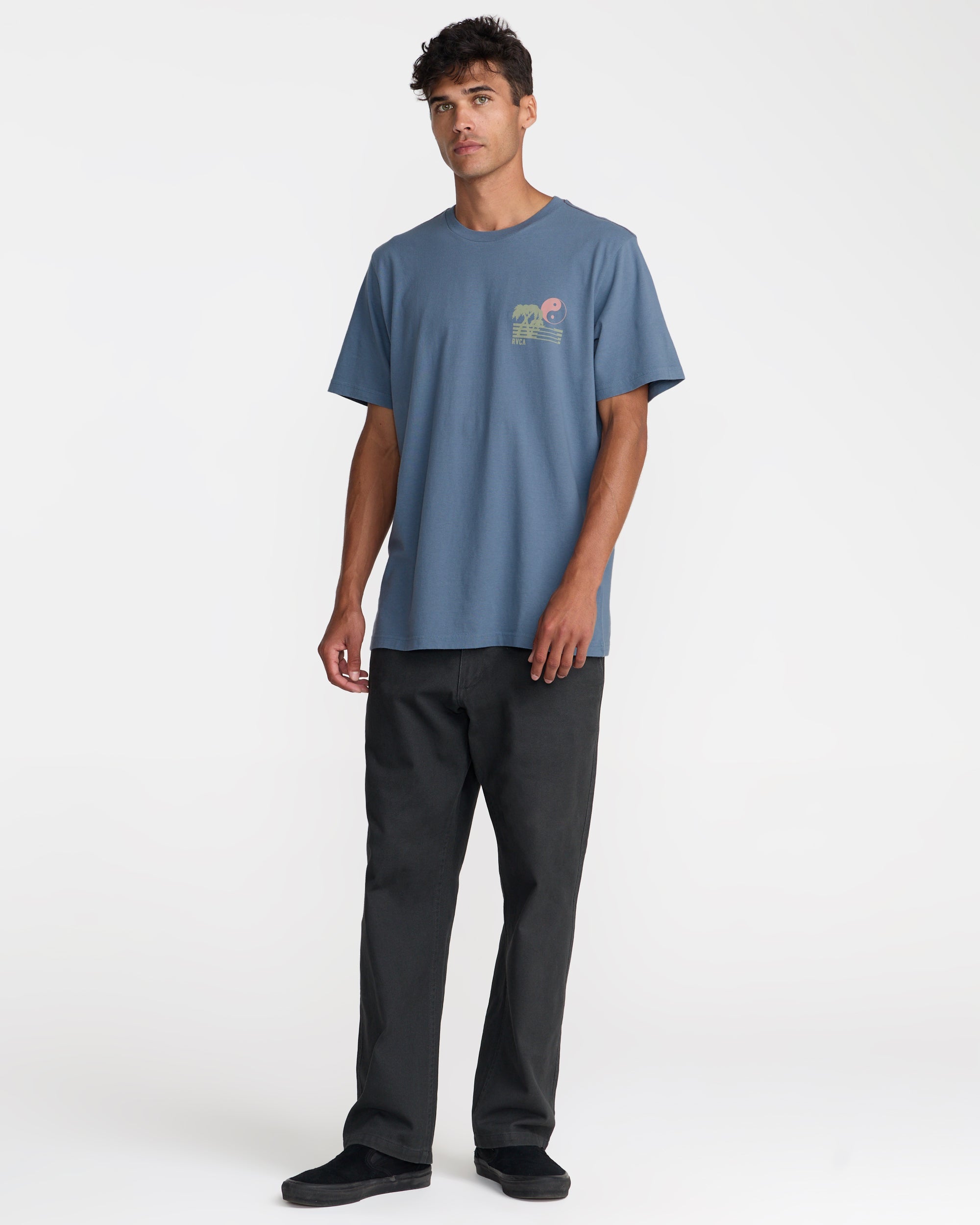 Balance Horizon Short Sleeve - Vintage Navy
