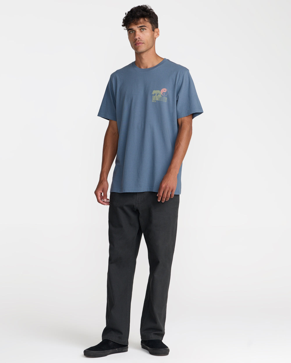 Balance Horizon Short Sleeve - Vintage Navy
