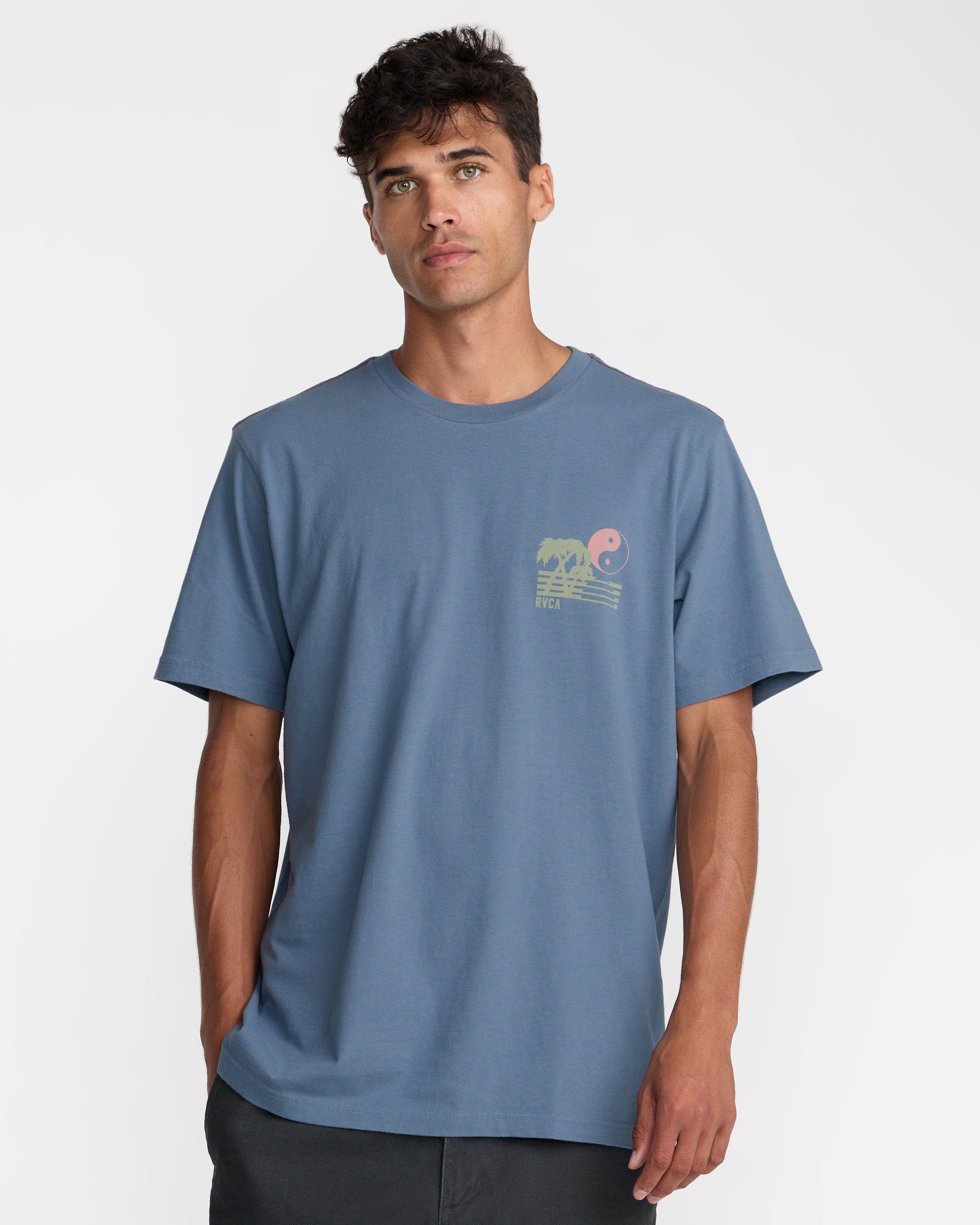 Balance Horizon Short Sleeve - Vintage Navy