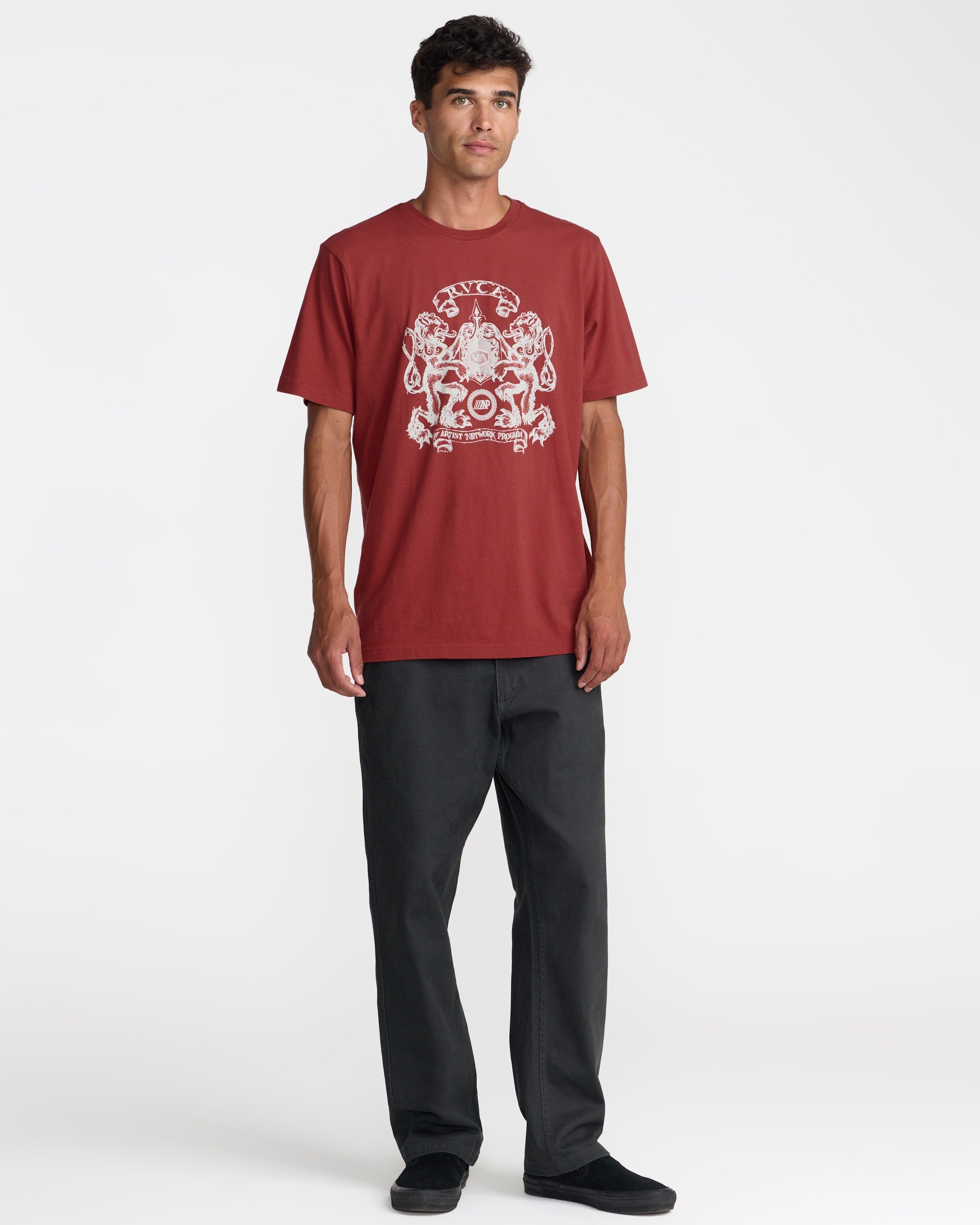 Lions Gate Short Sleeve Tee - Dusty Red