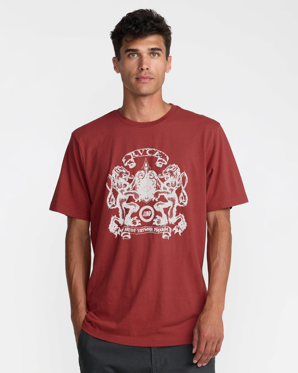 Lions Gate Short Sleeve Tee - Dusty Red