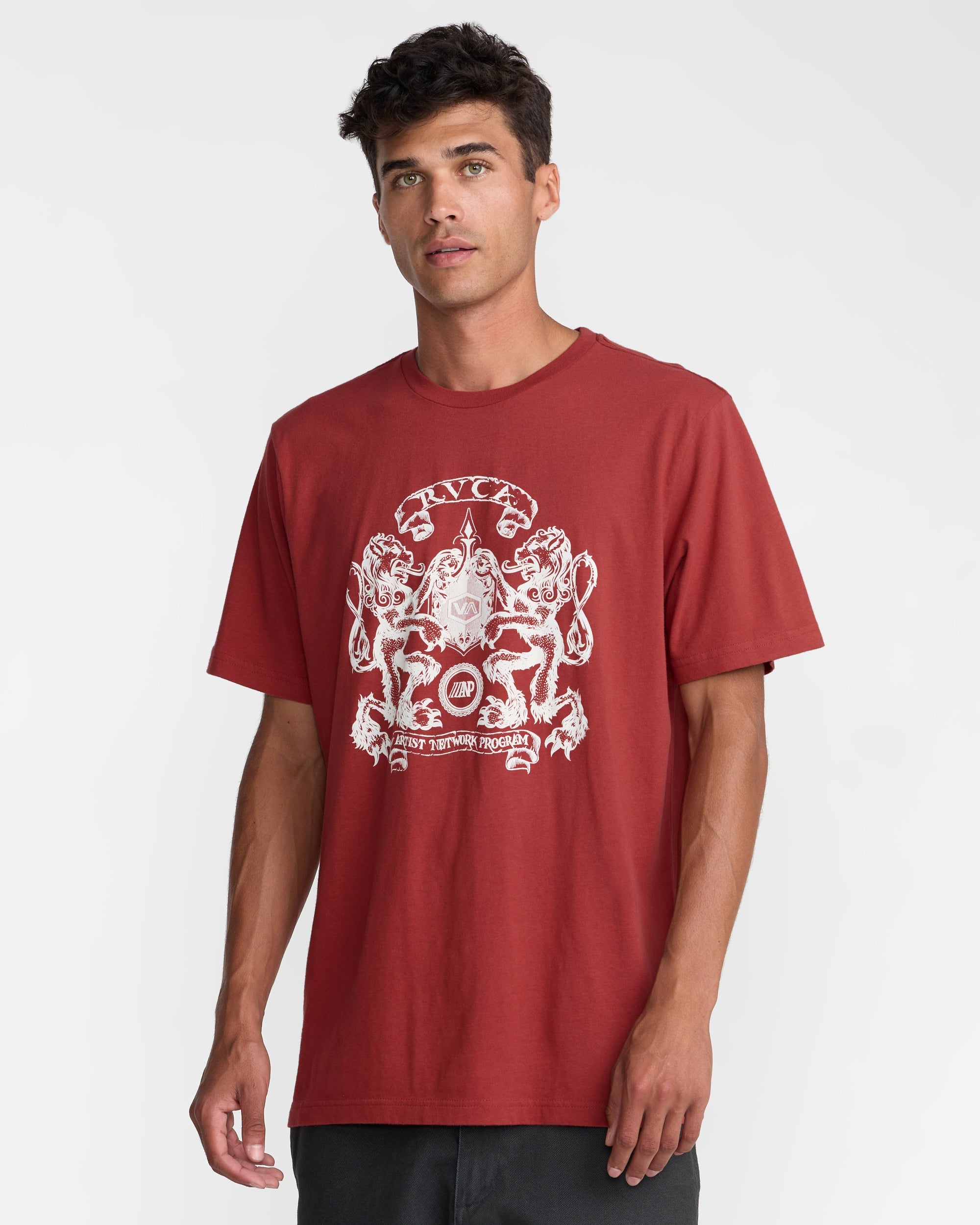Lions Gate Short Sleeve Tee - Dusty Red