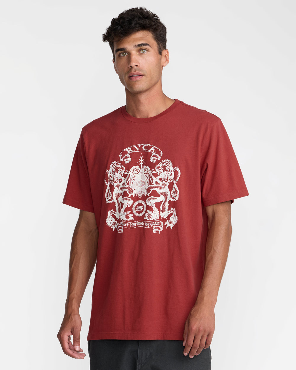 Lions Gate Short Sleeve Tee - Dusty Red
