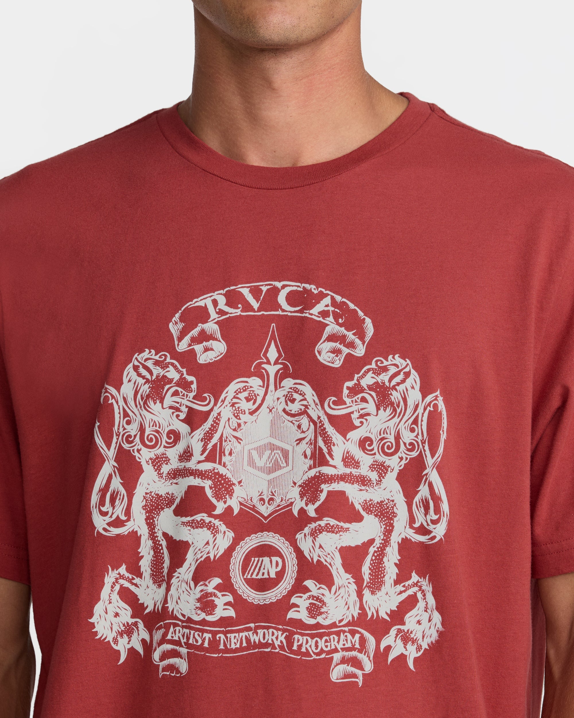 Lions Gate Short Sleeve Tee - Dusty Red