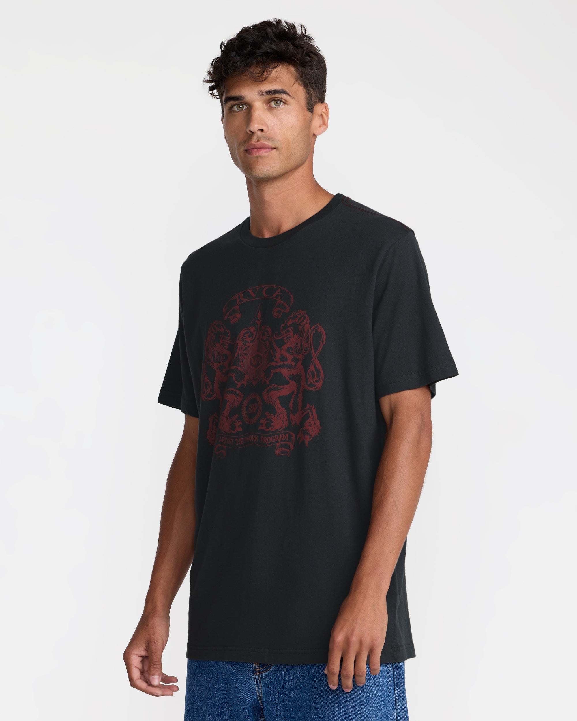 Lions Gate Short Sleeve Tee - Pirate Black