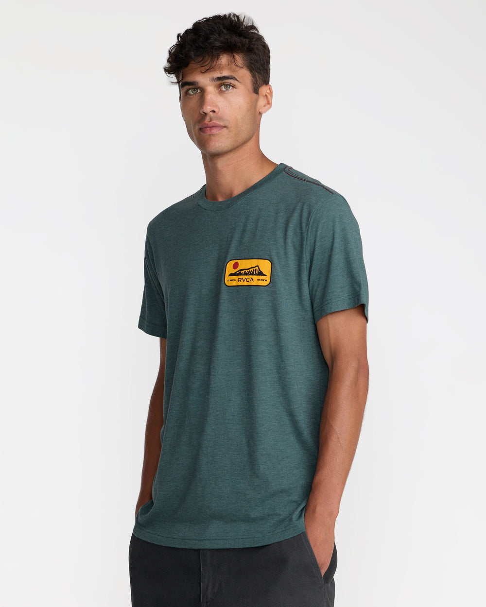 Island Time Short Sleeve Tee - Balsam Green