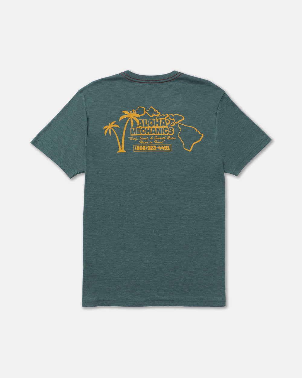 Aloha Mechanics Short Sleeve Tee - Balsam Green
