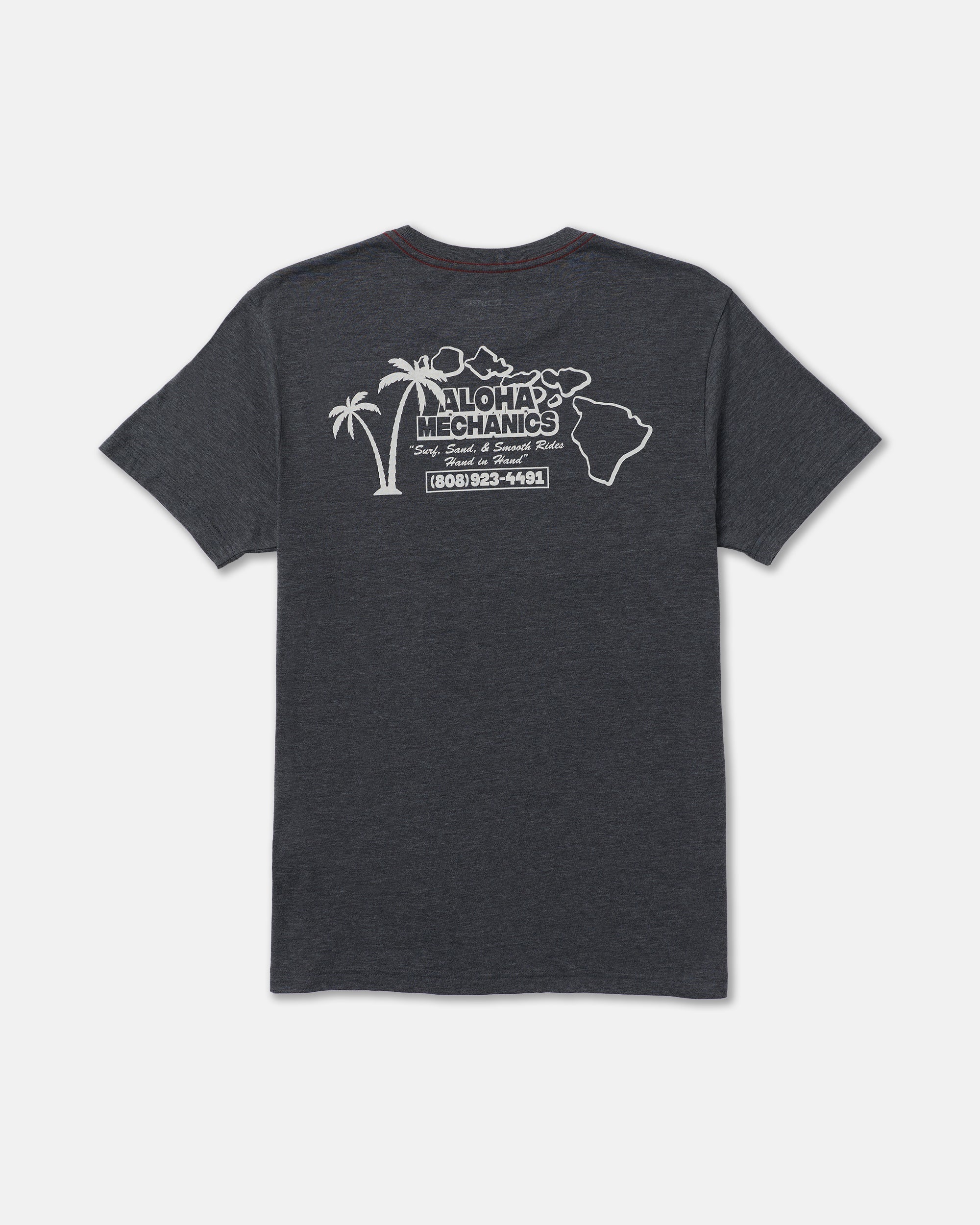 Aloha Mechanics Short Sleeve Tee - Pirate Black