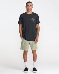 Aloha Mechanics Short Sleeve Tee - Pirate Black