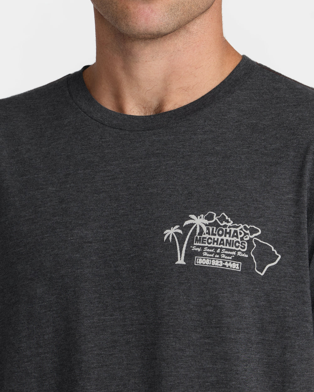 Aloha Mechanics Short Sleeve Tee - Pirate Black