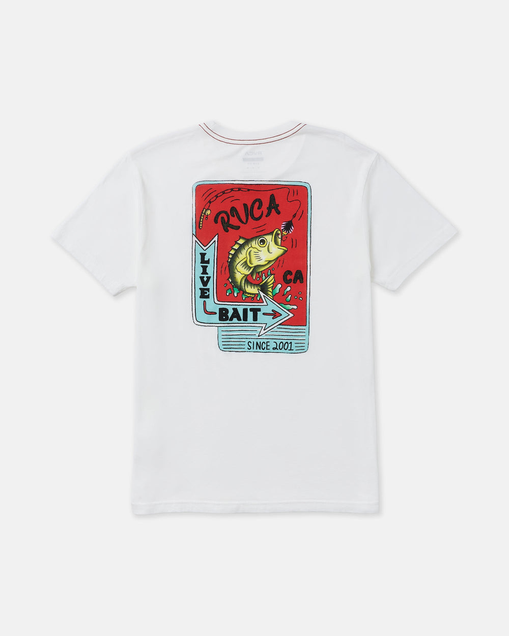 Live Bait Short Sleeve Tee - Antique White