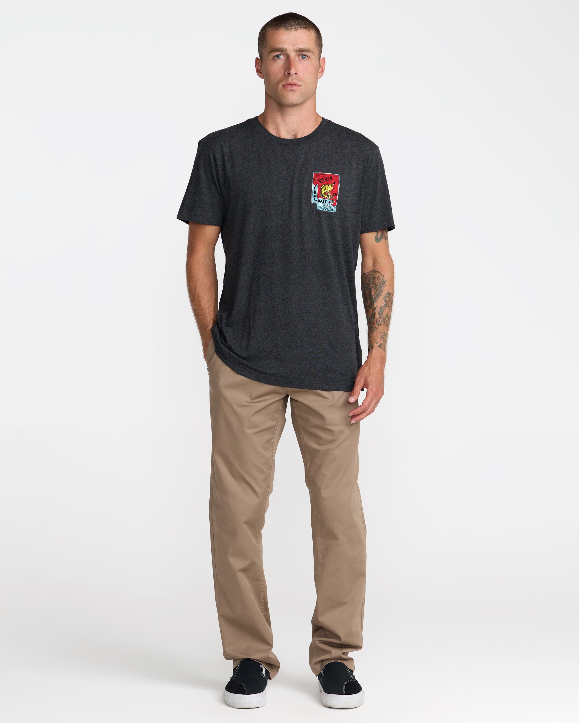 Live Bait Short Sleeve Tee - Black