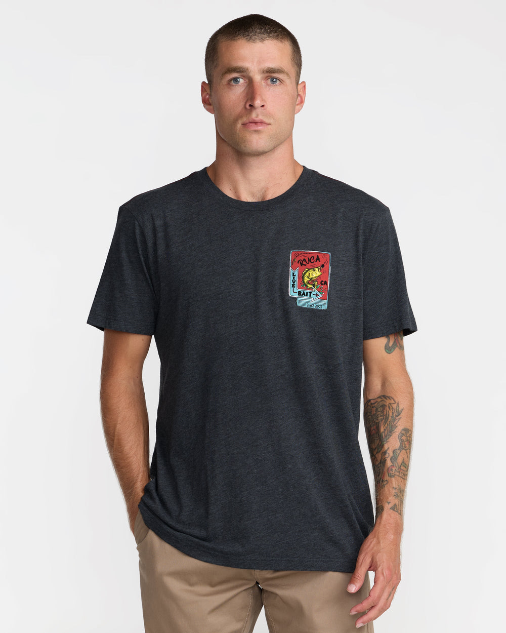 Live Bait Short Sleeve Tee - Black