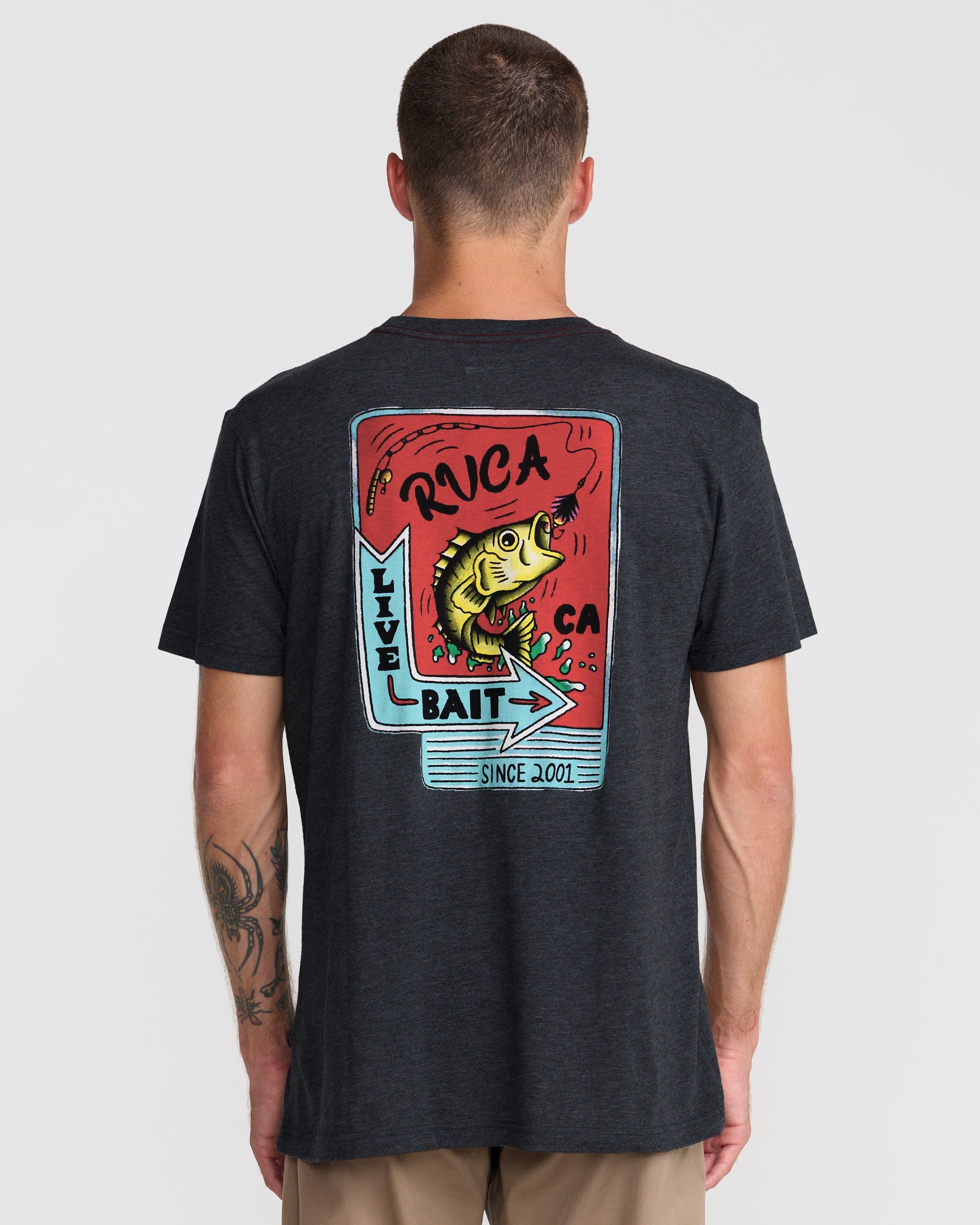 Live Bait Short Sleeve Tee - Black