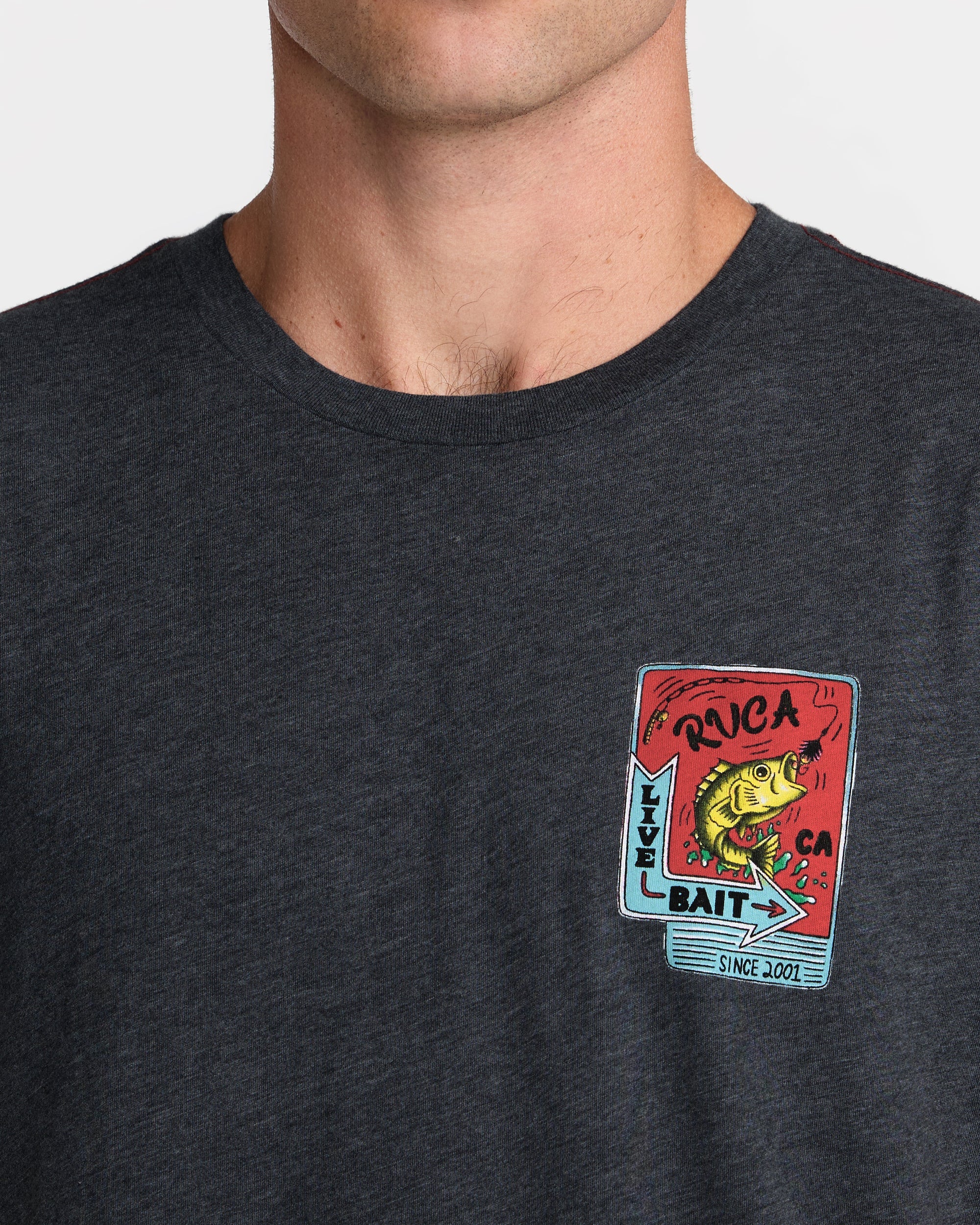 Live Bait Short Sleeve Tee - Black