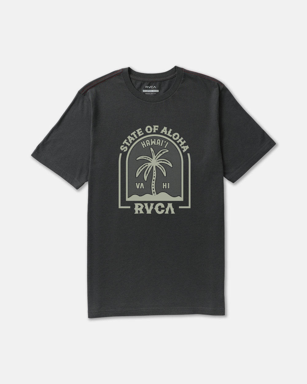 Hawaii Headstone Short Sleeve Tee - Pirate Black