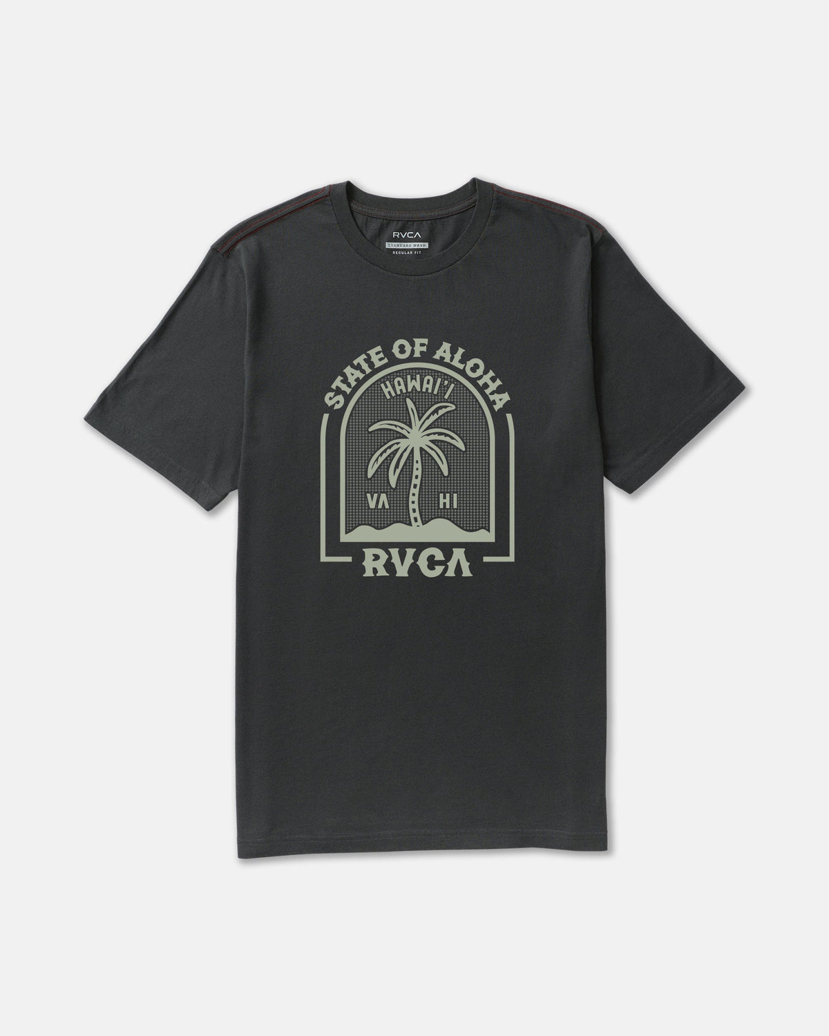 Hawaii Headstone Short Sleeve Tee - Pirate Black