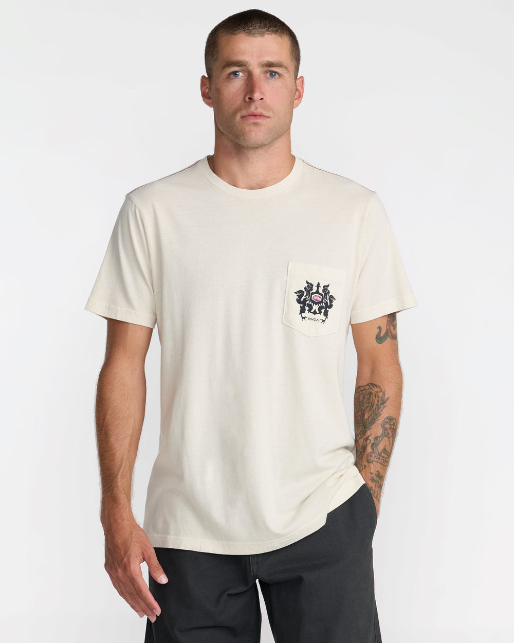 Hawaii Crest Short Sleeve Tee - Ceramic