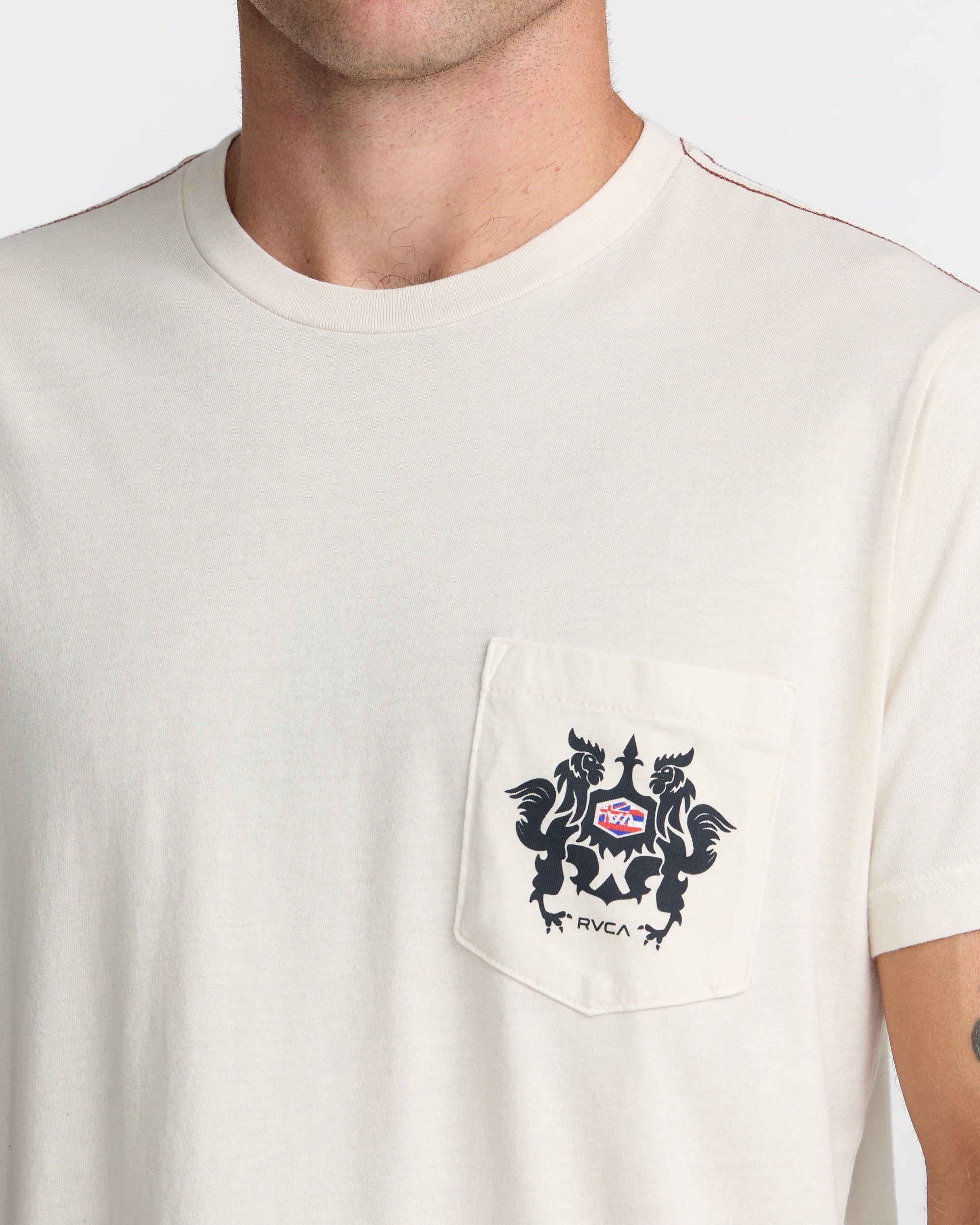 Hawaii Crest Short Sleeve Tee - Ceramic