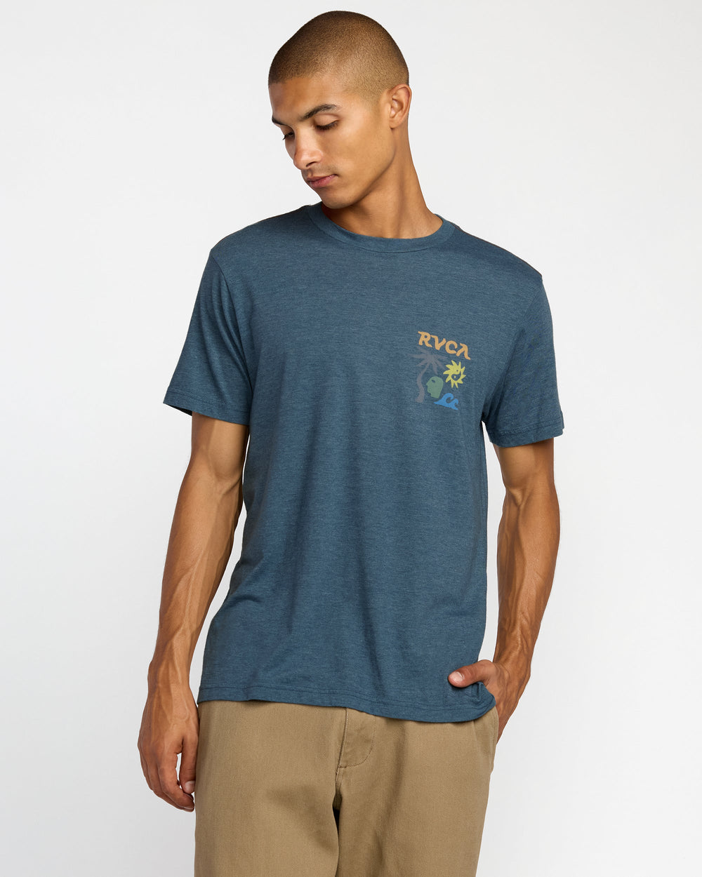 Deep Think Short Sleeve Tee - Duck Blue