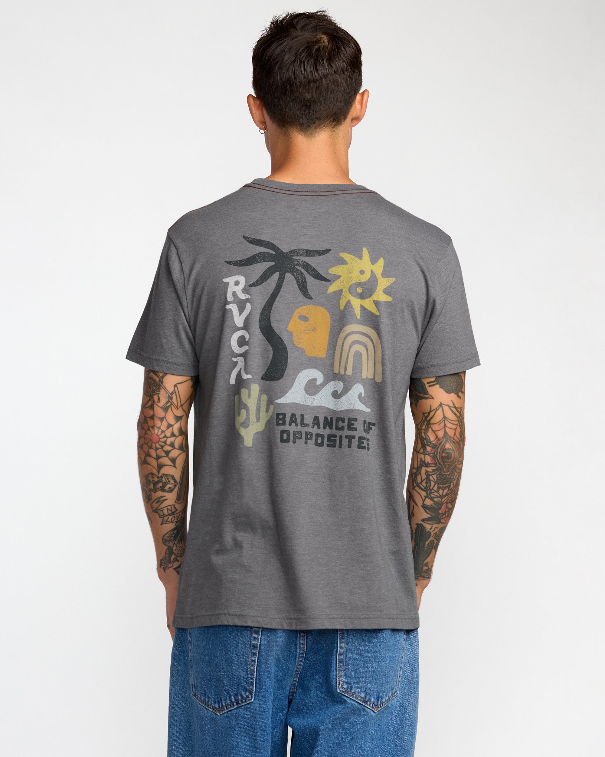 Deep Think Short Sleeve Tee - Smoke