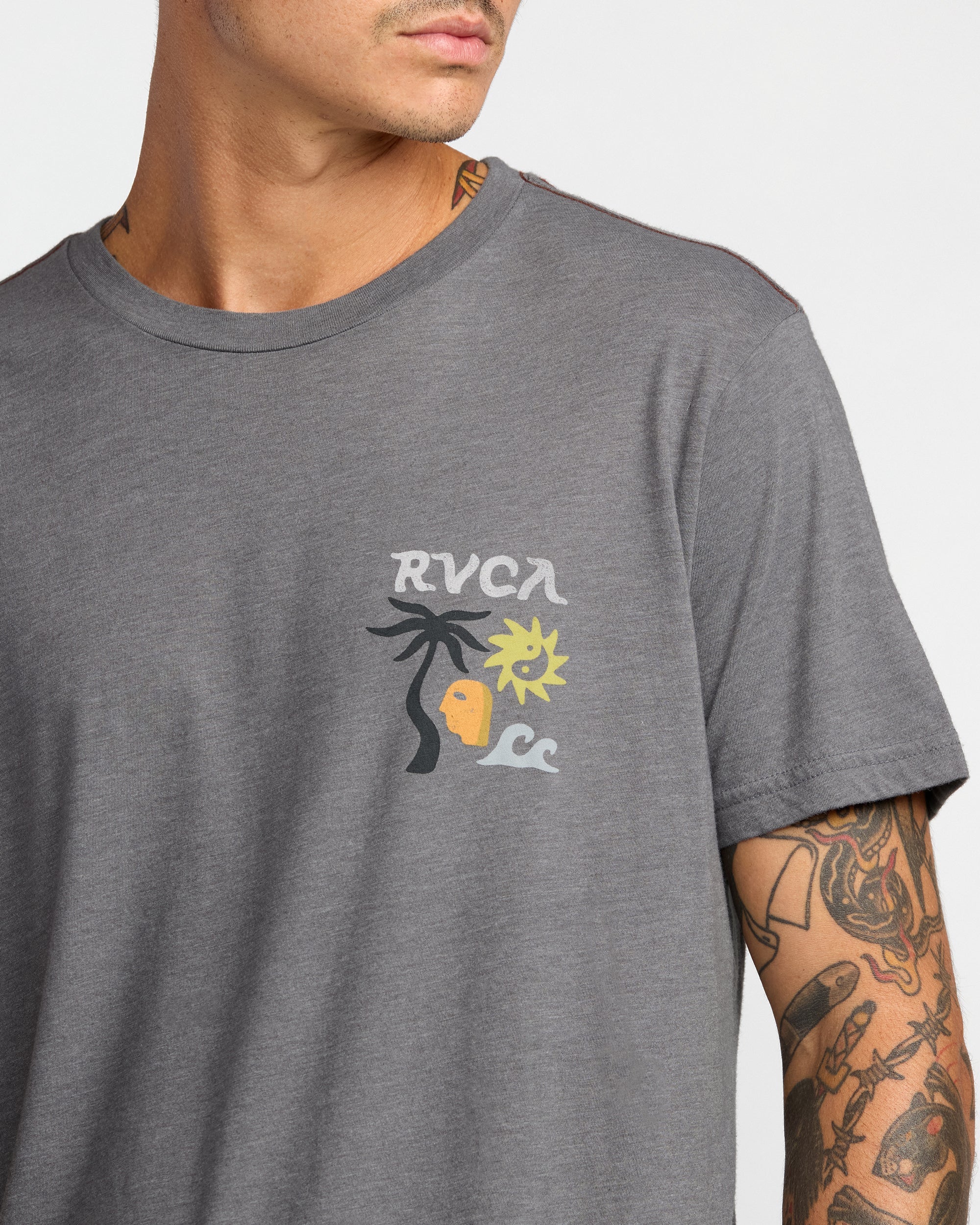 Deep Think Short Sleeve Tee - Smoke