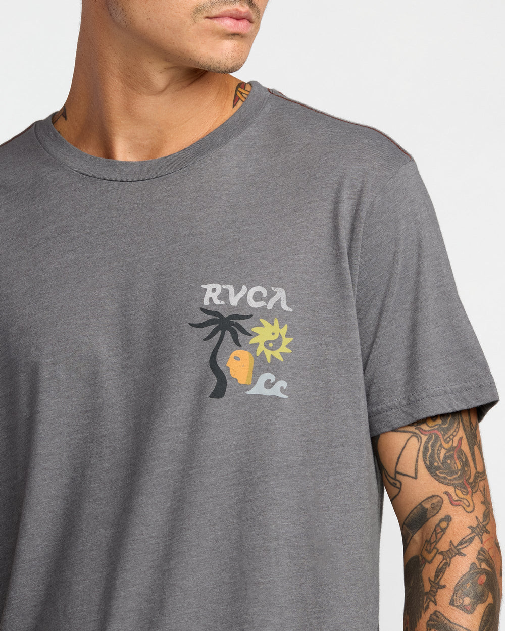 Deep Think Short Sleeve Tee - Smoke