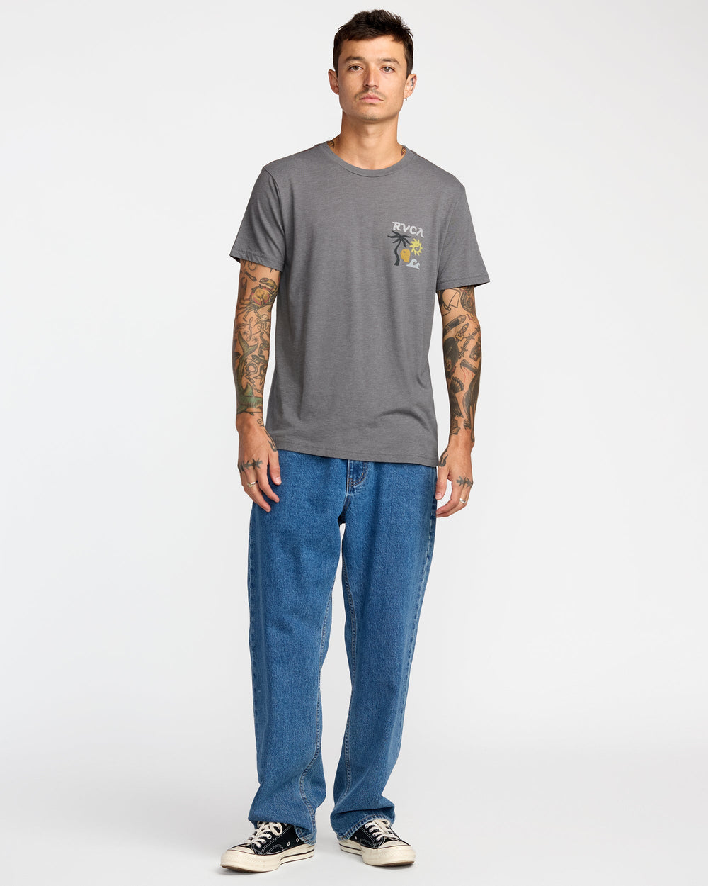Deep Think Short Sleeve Tee - Smoke