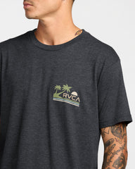 Palm Trail Short Sleeve Tee - Black