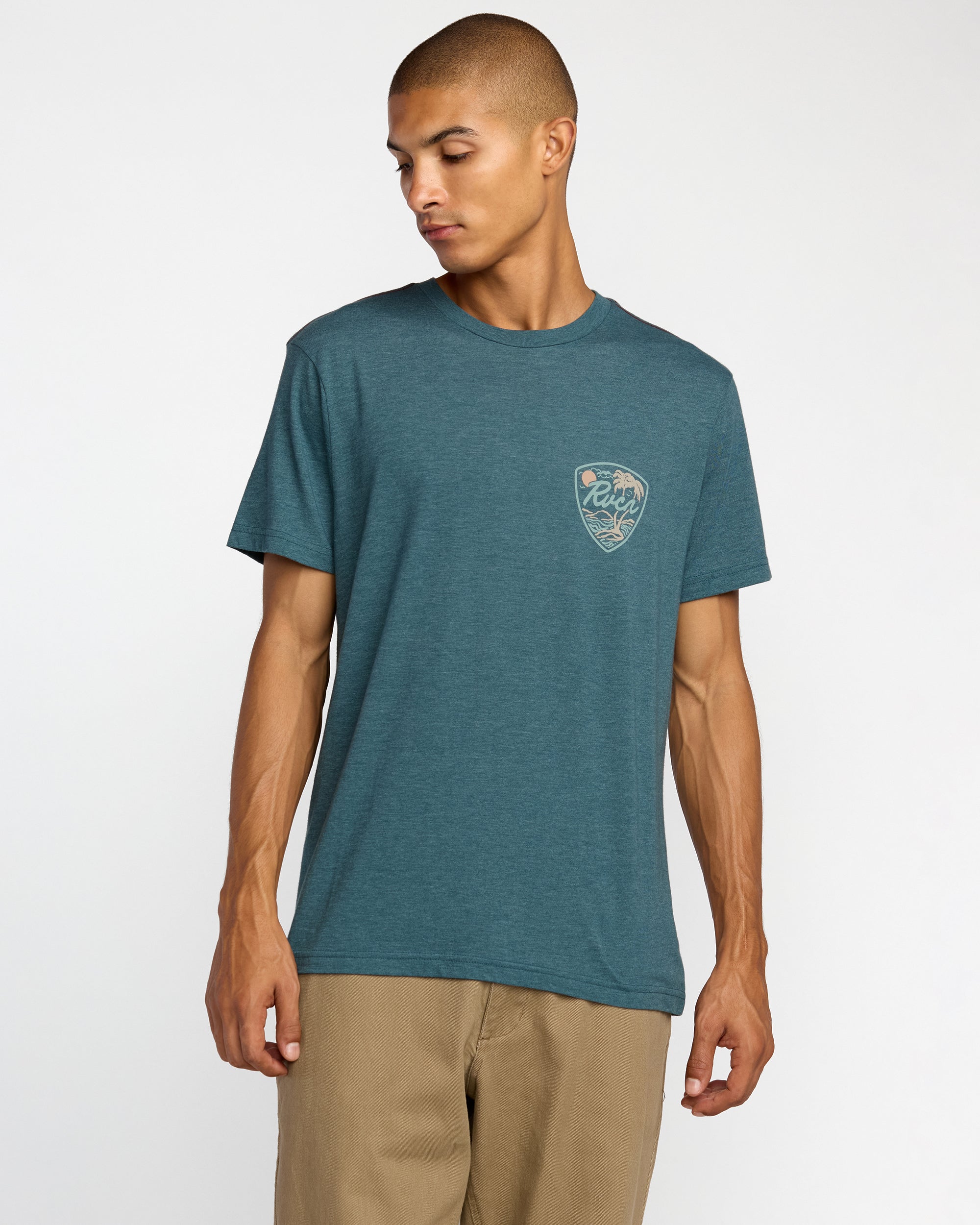 Currents Short Sleeve Tee - Duck Blue