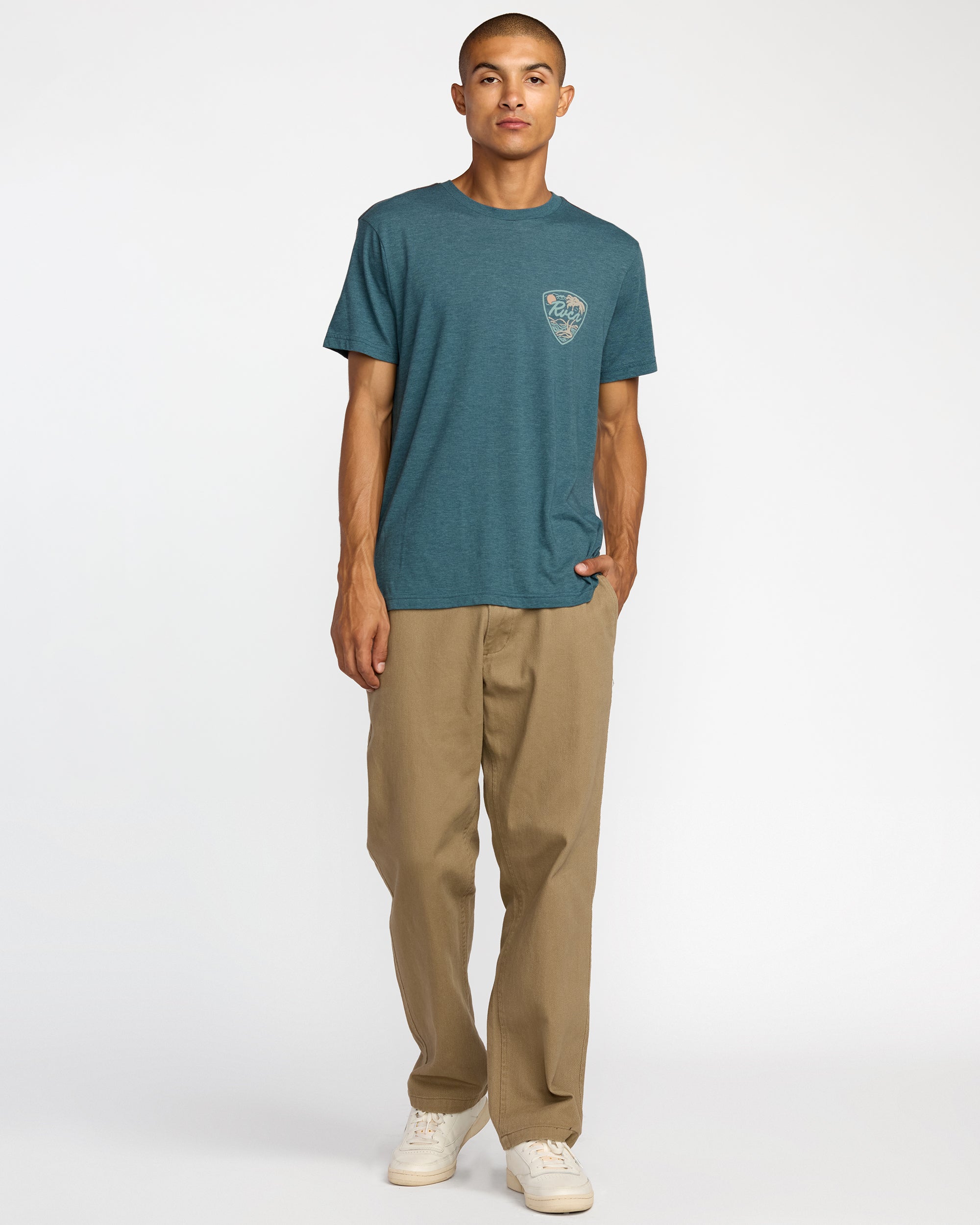 Currents Short Sleeve Tee - Duck Blue