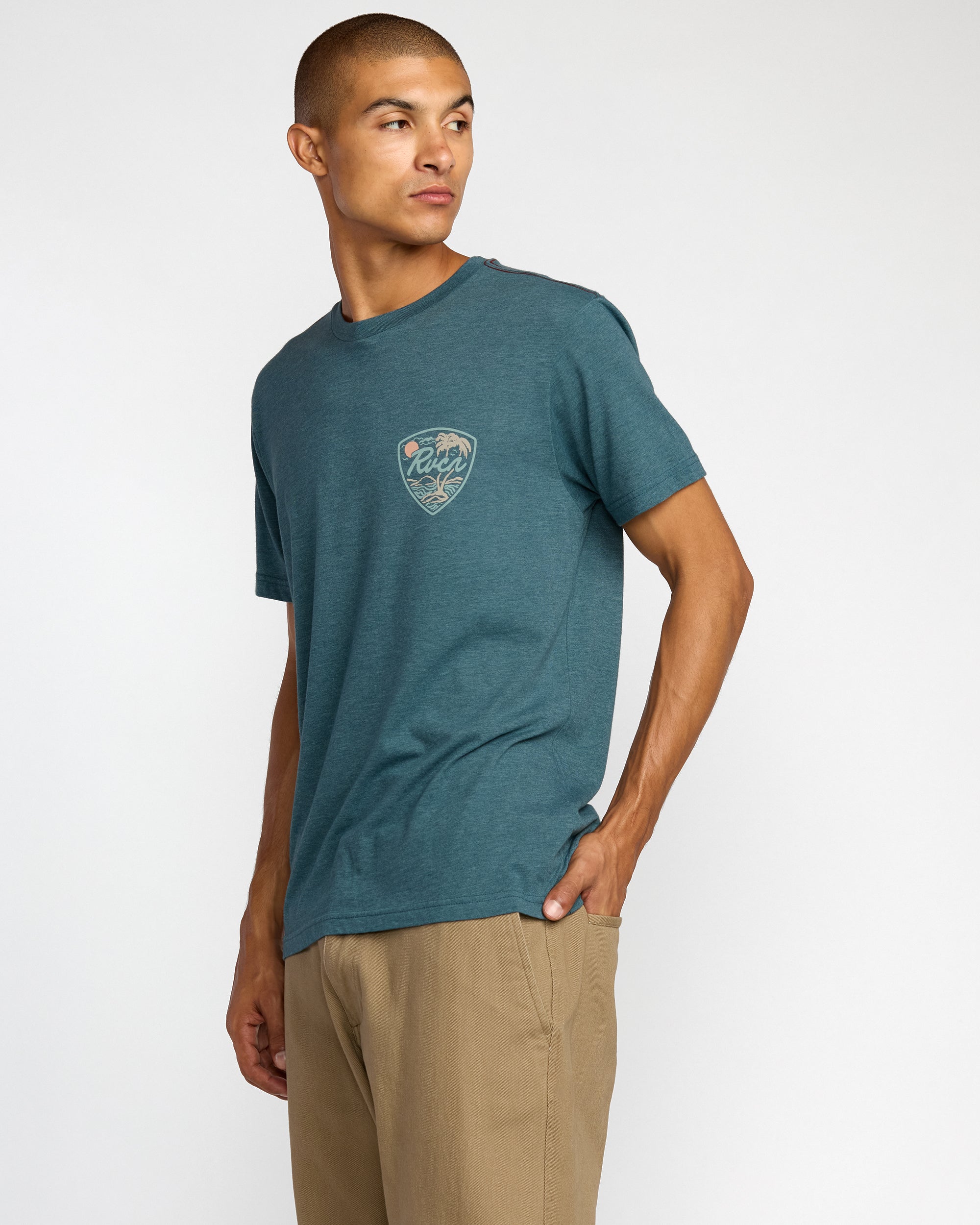 Currents Short Sleeve Tee - Duck Blue