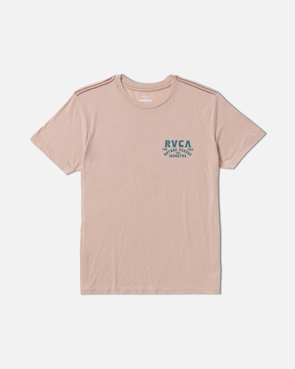 RVCA Ridge Short Sleeve Tee - Pale Mauve