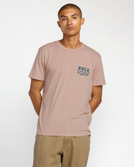 RVCA Ridge Short Sleeve Tee - Pale Mauve