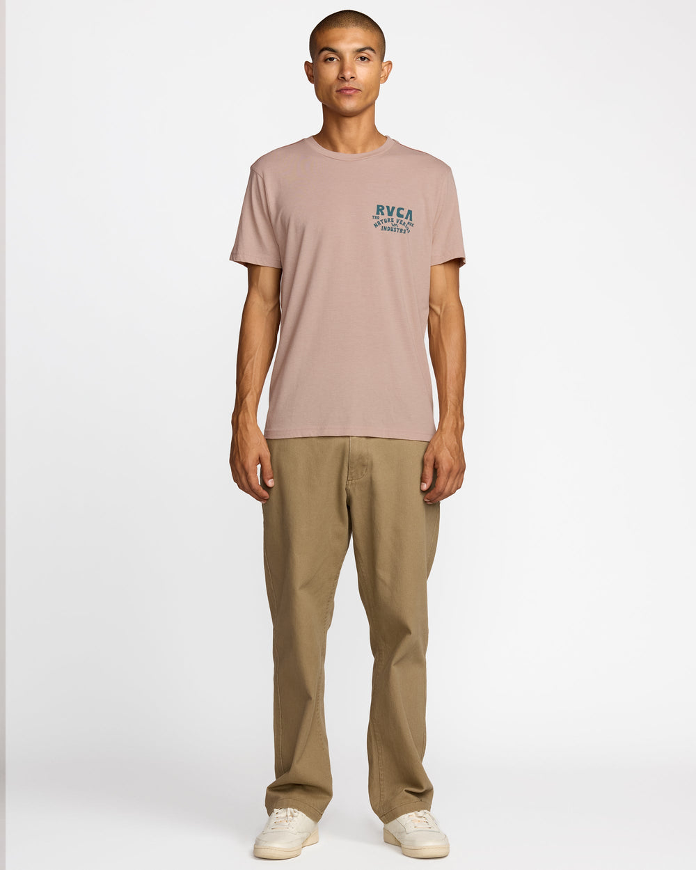 RVCA Ridge Short Sleeve Tee - Pale Mauve